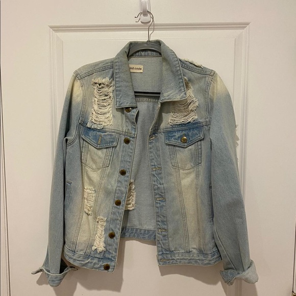 Ripped Jean Jacket - Picture 2 of 6